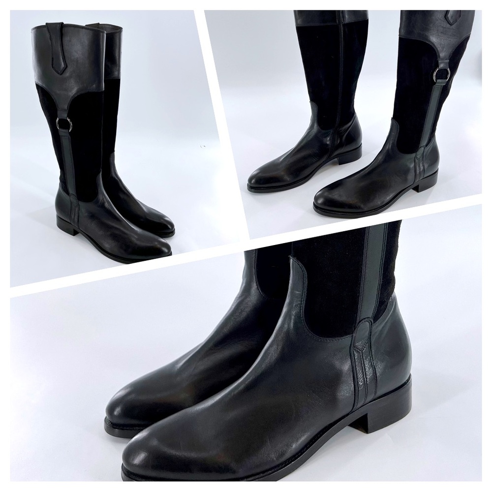 Elegant Black Women's Riding Boots